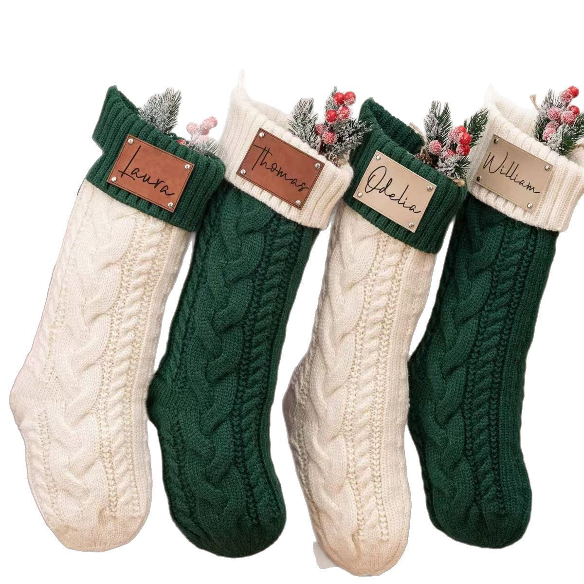 Chaussette de noël à accrocher